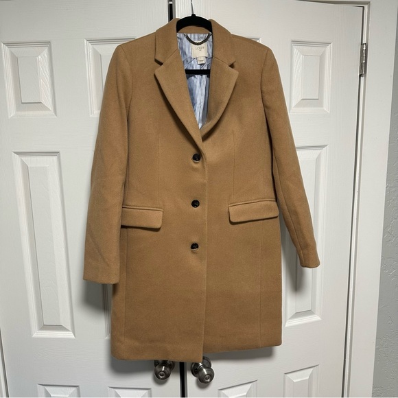 J. Crew Camel Trench Coat - Picture 1 of 4